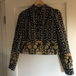 Anthropologie Elevenses Yardbird Quilted Jacket